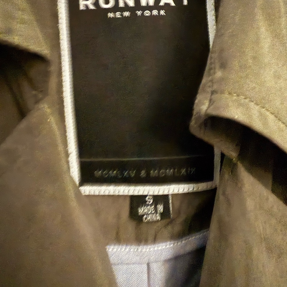 Runway New York Olive Longline Utility S Vest Indie Sleaze Minimalist - Picture 4 of 5